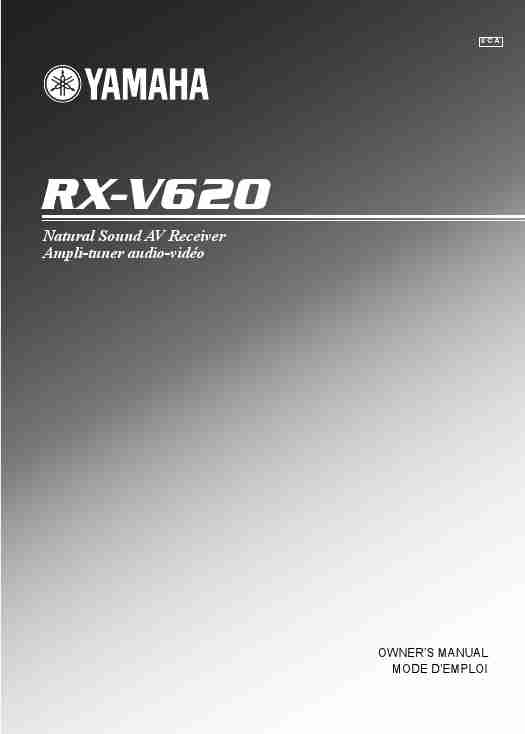 Yamaha Stereo System RX-V620-page_pdf